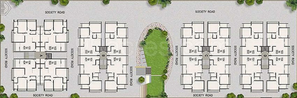 Master Plan of Sahajanand Devkrupa Rhythm in Sargasan, Gandhinagar - Image 169072