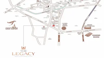 Location of Shalibhadra The Legacy - Image 96654