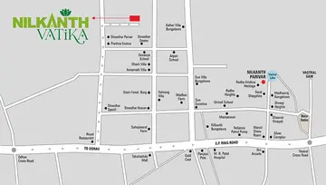 Location of Nilkanth Vatika - Image 149085