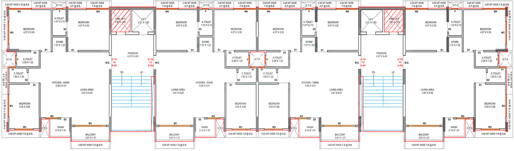 Floor Plan of Dobariya Avkash 3 in Dabholi, Surat - Image 96290