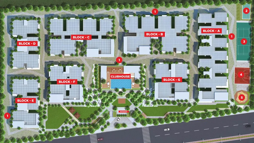 Master Plan of EIPL Apila in Gandipet, Hyderabad - Image 172812