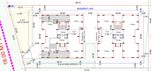 Master Plan of Narayan Coral Aroma in Vesu, Surat - Image 96666