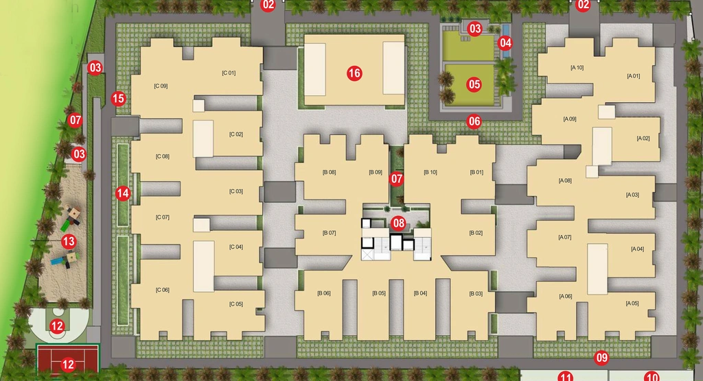 Master Plan of Lakshmi Cadillac in Kondapur, Hyderabad - Image 172891
