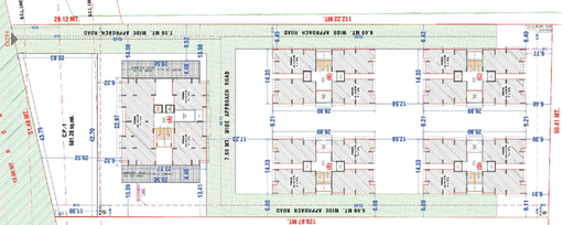 Master Plan of Shiv Meera Pearl in Nana Varachha, Surat - Image 96313
