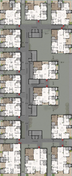 Floor Plan of Sunder Ecopolis in Kompally, Hyderabad - Image 172912