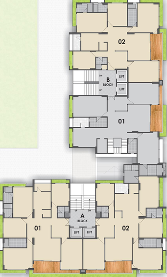 Floor Plan of Strut Arcadia 77 in Ghatlodiya, Ahmedabad - Image 123446