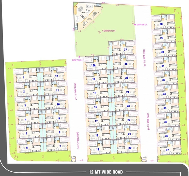 Master Plan of Jankinath Awadh Homes in Sanand, Ahmedabad - Image 96333