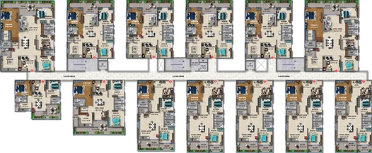 Floor Plan of Cadol Mysa in Kompally, Hyderabad - Image 172272