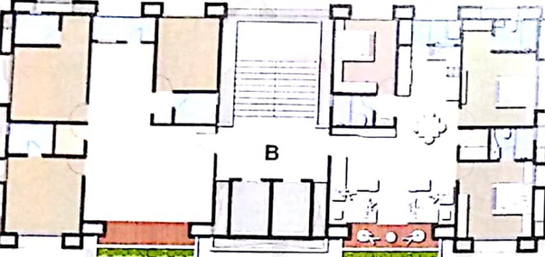 Floor Plan of Gurukrupa Sky Rise in Mota Varachha, Surat - Image 179661