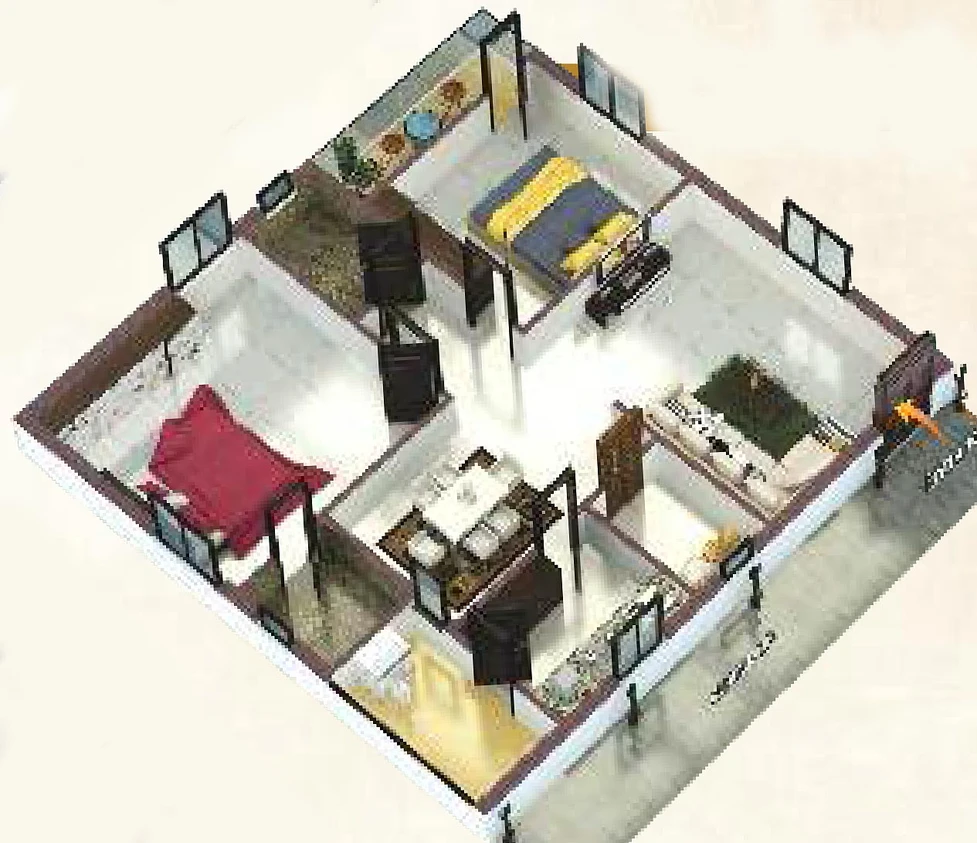 2 BHK Flat in Srinidhi Indraprastha Residency in Bachupally, Hyderabad - Image 817361