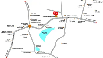 Location of Srinidhi Indraprastha Residency - Image 172579