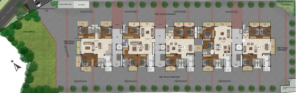 Master Plan of PMR Parkvue in Kompally, Hyderabad - Image 172465