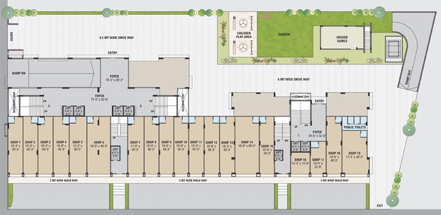 Master Plan of Dharti Saket Heaven in New Ranip, Ahmedabad - Image 97514