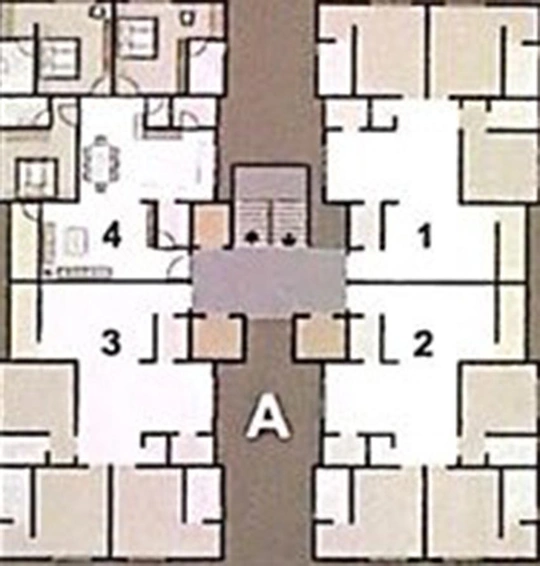 Floor Plan of Bharucha Elite Enclave in Rander, Surat - Image 174411