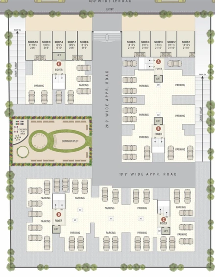 Master Plan of Dharti Saket in New Ranip, Ahmedabad - Image 96350