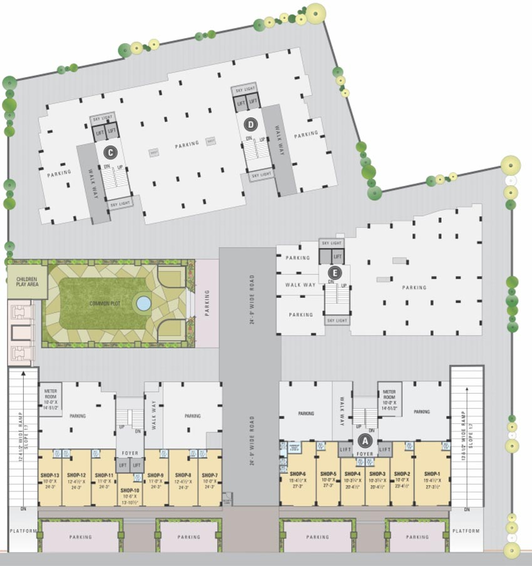 Master Plan of Dharti Saket 2 in New Ranip, Ahmedabad - Image 96359