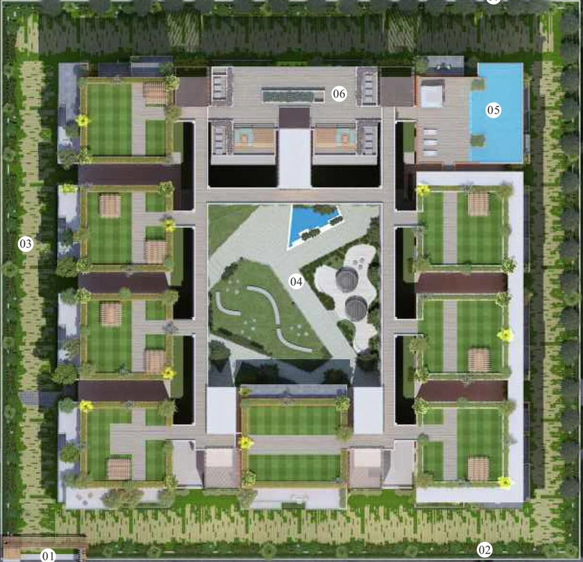 Master Plan of Signature Horizon in Manikonda, Hyderabad - Image 172498