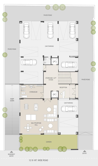 Master Plan of Vishnu Giriraj Horizon in Gulbai Tekra, Ahmedabad - Image 99579