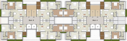 Floor Plan of Muniswami Keshavpriya Sky in Lambha, Ahmedabad - Image 99586