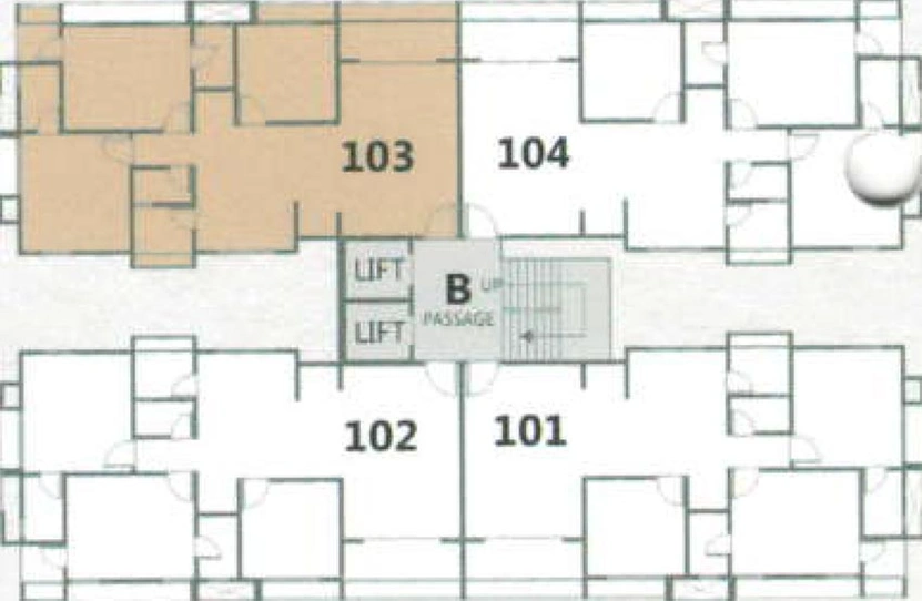 Floor Plan of Nimavi Eleganza Heights in Mota Varachha, Surat - Image 174402