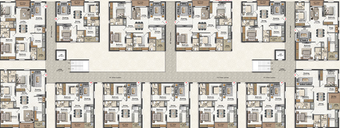 Floor Plan of Greater Infra Honesty in Ameenpur, Hyderabad - Image 172361