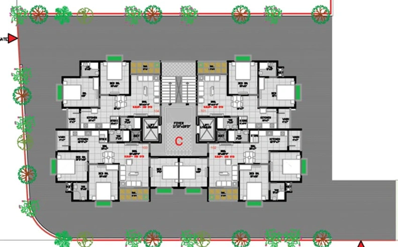 Master Plan of Chetak Radhe Govind 1 in Sanand, Ahmedabad - Image 97836