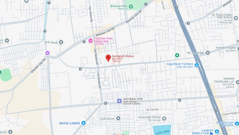 Location of Harihar Suryam Horizon in Pal, Surat - Image 179900