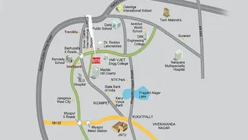 Location of Srinidhi Hill Park - Image 172589