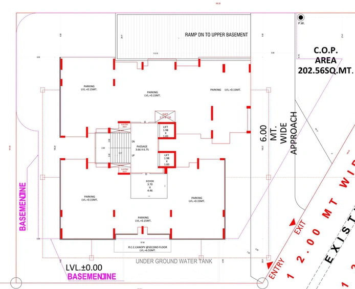 Master Plan of Gajanand Eva Icon in Mota Varachha, Surat - Image 96408