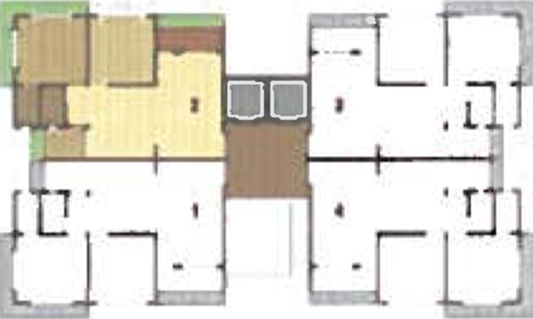 Floor Plan of Uma Sumeru Sky Residency in Mota Varachha, Surat - Image 180718