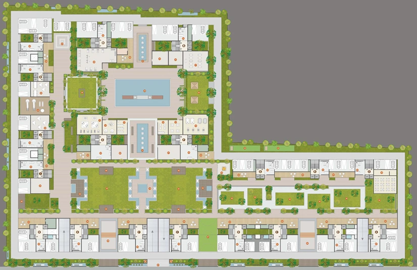 Master Plan of Laxmi Millennium in Vesu, Surat - Image 96421