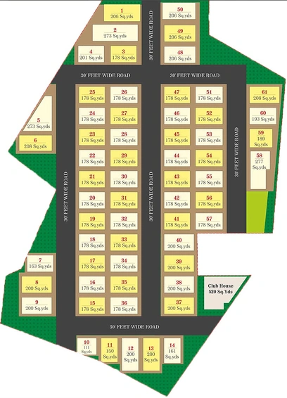 Master Plan of Arhan Bloom Fields in Kompally, Hyderabad - Image 172220