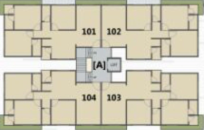 Floor Plan of Shiv Shrungal Homes in Althan, Surat - Image 179200