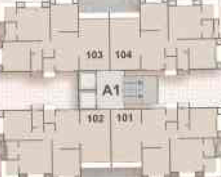 Floor Plan of Yogi Heights in Chikuwadi, Surat - Image 181448