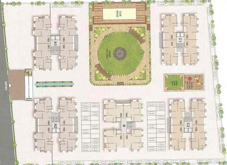 Master Plan of Yogi Heights in Chikuwadi, Surat - Image 181449