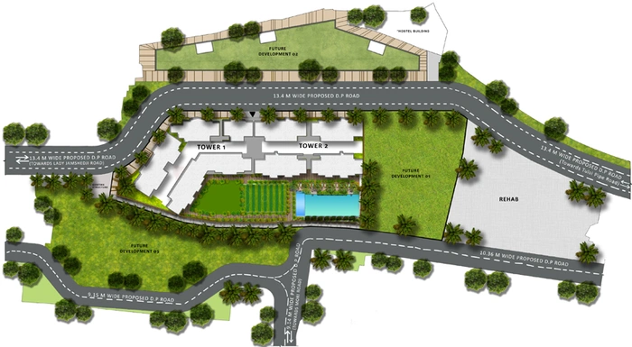 Master Plan of L&T Island Cove in Mahim West, Mumbai - Image 96547