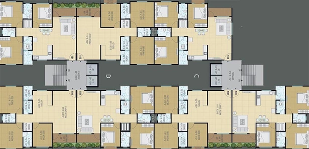 Floor Plan of Sunday Lagoon in Parvat Gam, Surat - Image 179868