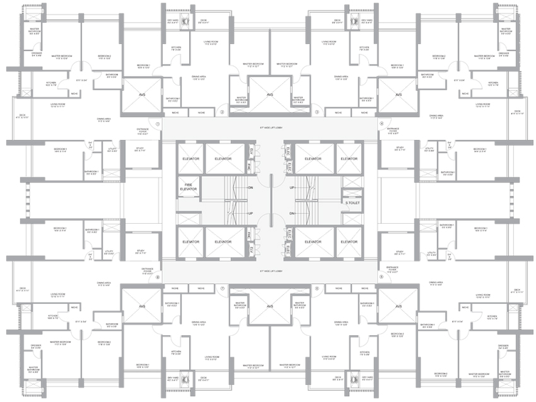 Floor Plan of Narang Vivenda in Malad West, Mumbai - Image 96571