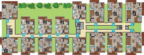 Master Plan of Srinivasa Emerald Greens in Kompally, Hyderabad - Image 172252