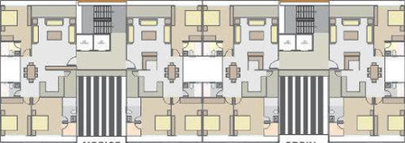 Floor Plan of Opulence Marion Residency in Dumas Road, Surat - Image 175871
