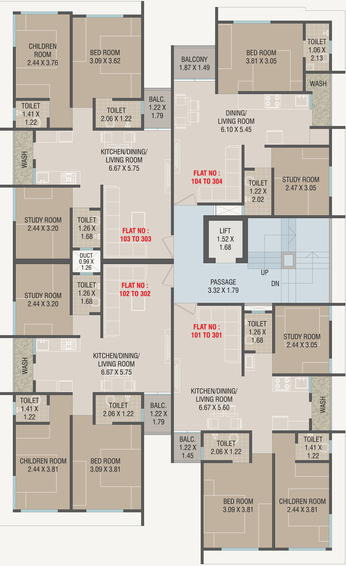 Master Plan of Maruti Sanskruti in Manjalpur, Vadodara - Image 96588