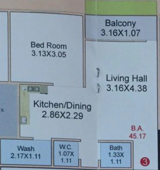 1 BHK Flat in Infinity Crystal Avenue in Palanpur, Surat - Image 817953