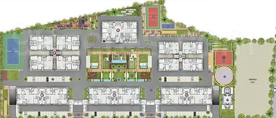 Master Plan of Vardan KPM Terra Prime in Piplod, Surat - Image 175285