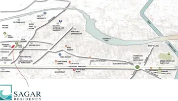 Location of Sagar Residency - Image 96940