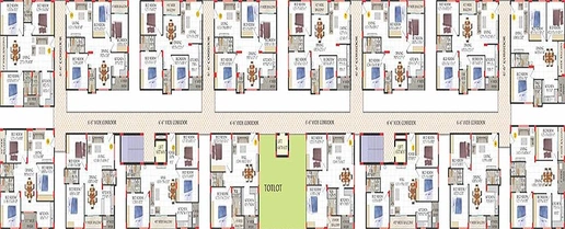 Floor Plan of EAPL Sri Tirumala Millennium in Mallapur, Hyderabad - Image 172615
