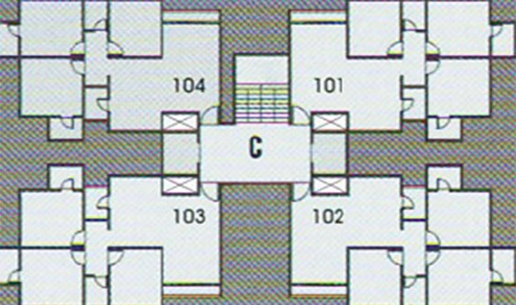 Floor Plan of Shilalekh Silicon Palm in Dindoli, Surat - Image 179387