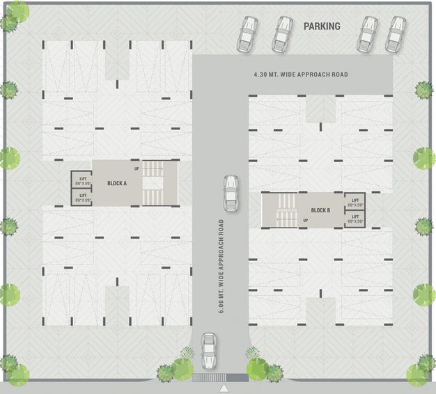 Master Plan of Siddhi Swapnil Heights in Dahegam, Gandhinagar - Image 96969