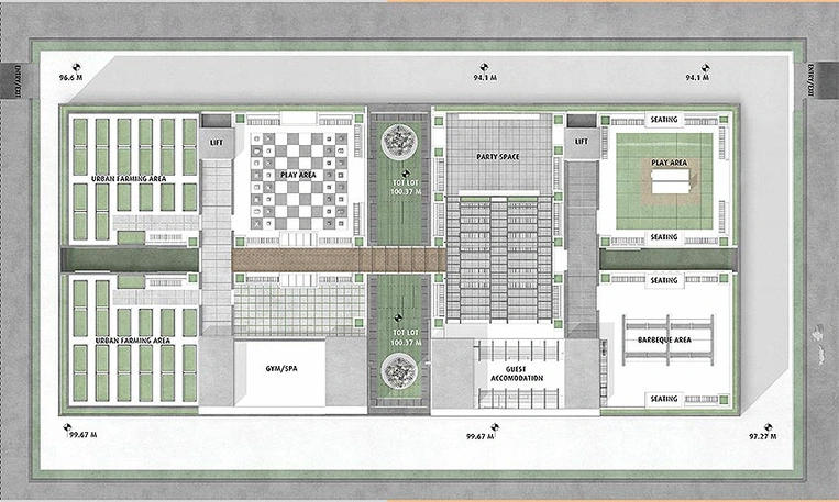 Master Plan of Ayati Hill Top in Bandlaguda Jagir, Hyderabad - Image 171765