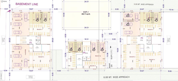 Master Plan of Sai Silver Crest in Adajan, Surat - Image 179433