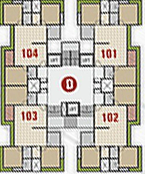 Floor Plan of Shree Riverview Heights in Mota Varachha, Surat - Image 177360